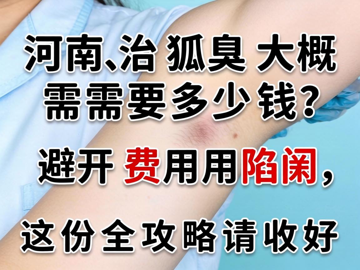河南治狐臭大概需要多少钱？避开费用陷阱，这份全攻略请收好