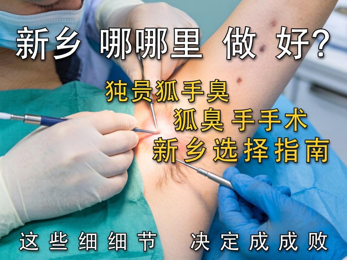 新乡狐臭手术哪里做好?狐臭手术新乡选择指南,这些细节决定成败 新乡狐臭手术哪里做好?狐臭手术新乡选择指南,这些细节决定成败