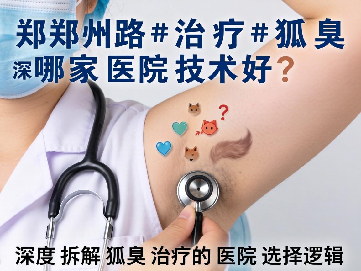 郑州治疗狐臭，哪家医院技术好？深度拆解狐臭治疗的医院选择逻辑