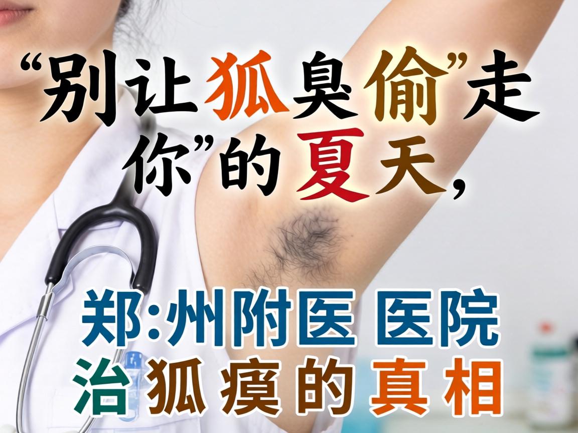别让狐臭偷走你的夏天，郑州附医医院治狐臭的真相
