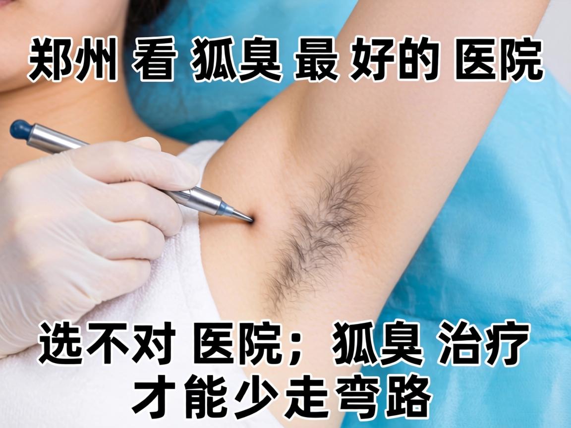 郑州看狐臭最好的医院，选对医院，狐臭治疗才能少走弯路