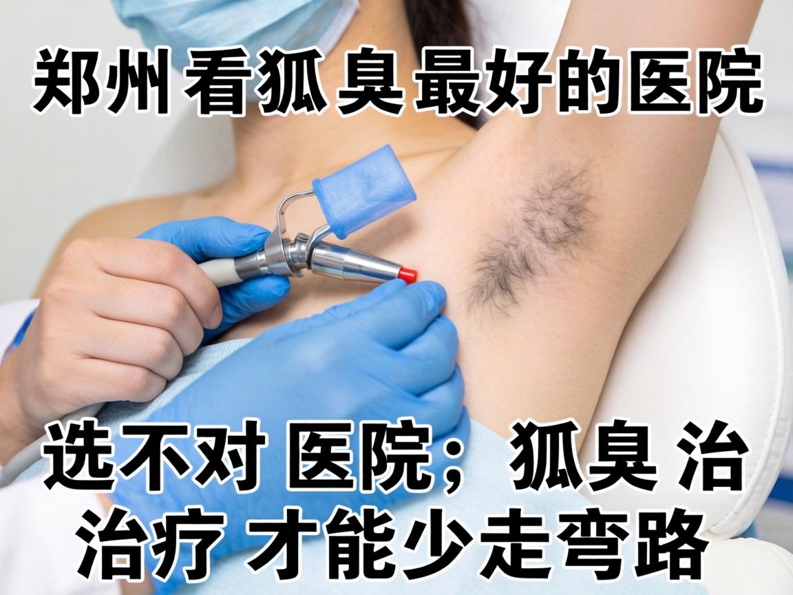郑州看狐臭最好的医院，选对医院，狐臭治疗才能少走弯路