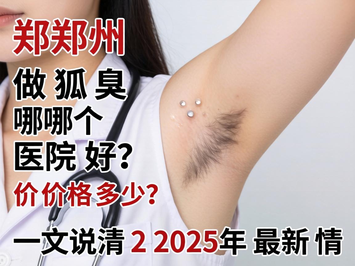郑州做狐臭哪个医院好？价格多少？一文说清2025年最新情况