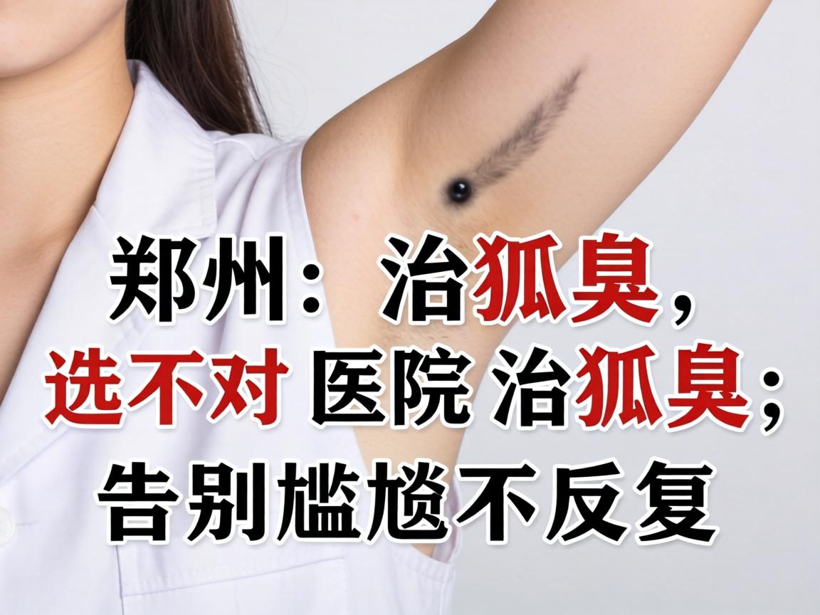 郑州治狐臭，选对医院治狐臭，告别尴尬不反复
