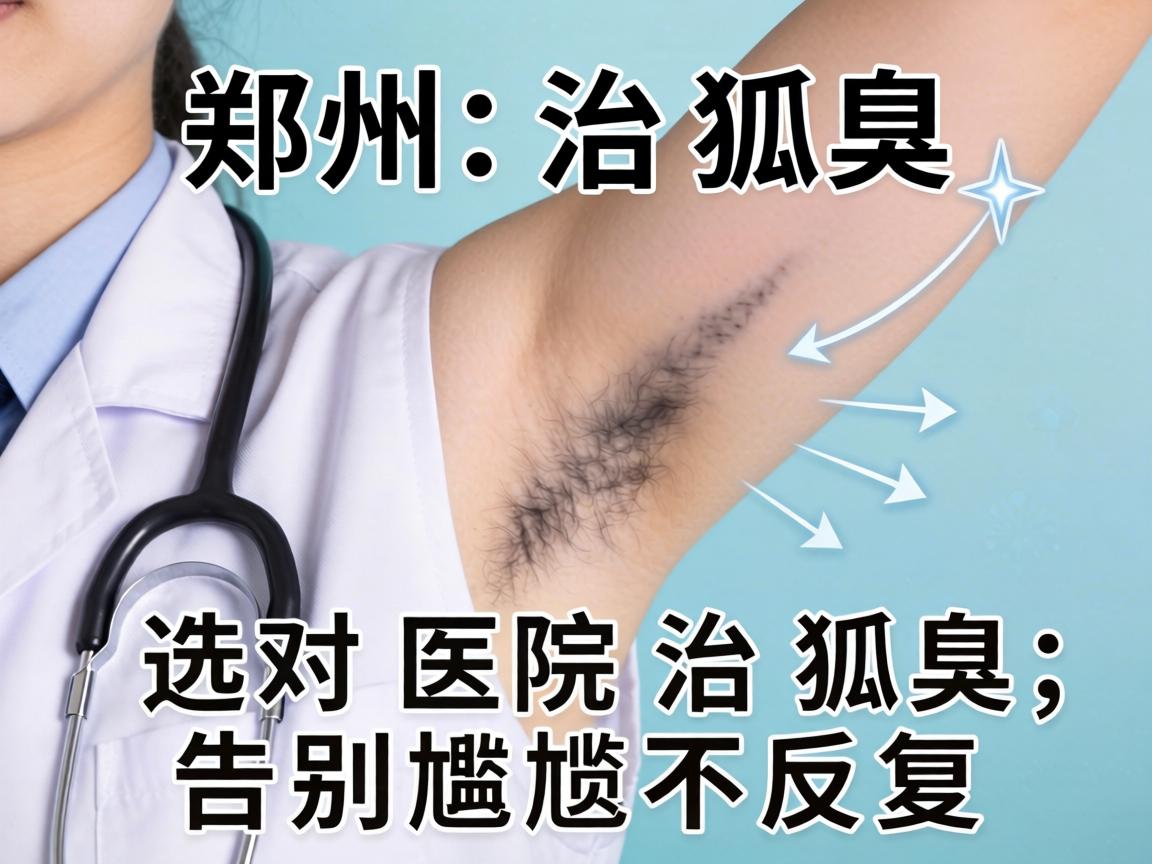郑州治狐臭，选对医院治狐臭，告别尴尬不反复