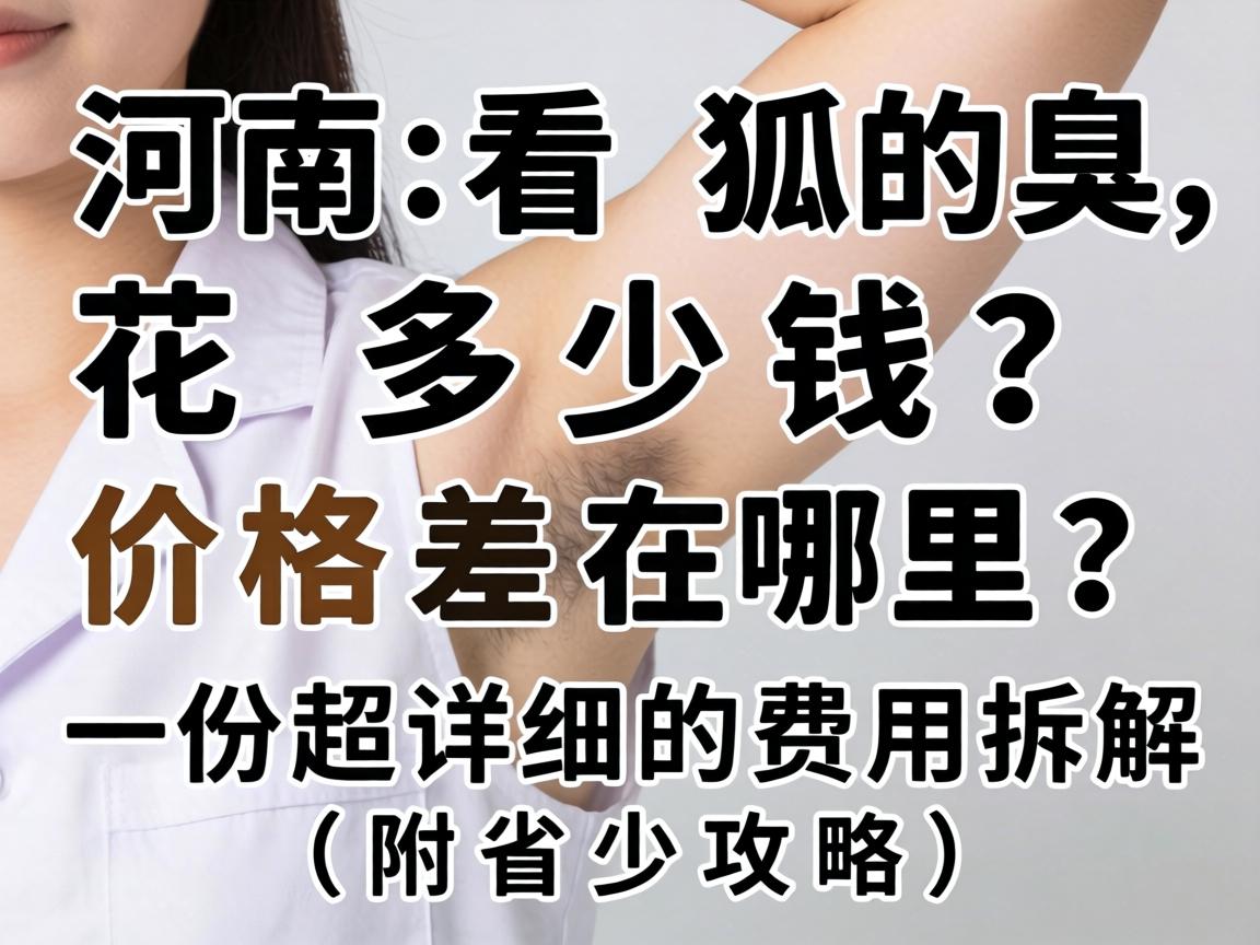 河南看狐臭花多少钱？价格差在哪里？一份超详细的费用拆解（附省钱攻略）