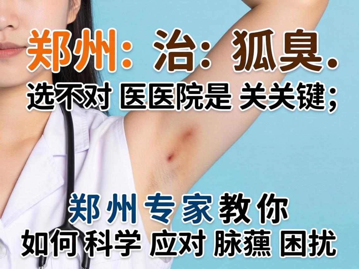 郑州治狐臭,选对医院是关键,郑州专家教你如何科学应对腋臭困扰 郑州治狐臭,选对医院是关键,郑州专家教你如何科学应对腋臭困扰