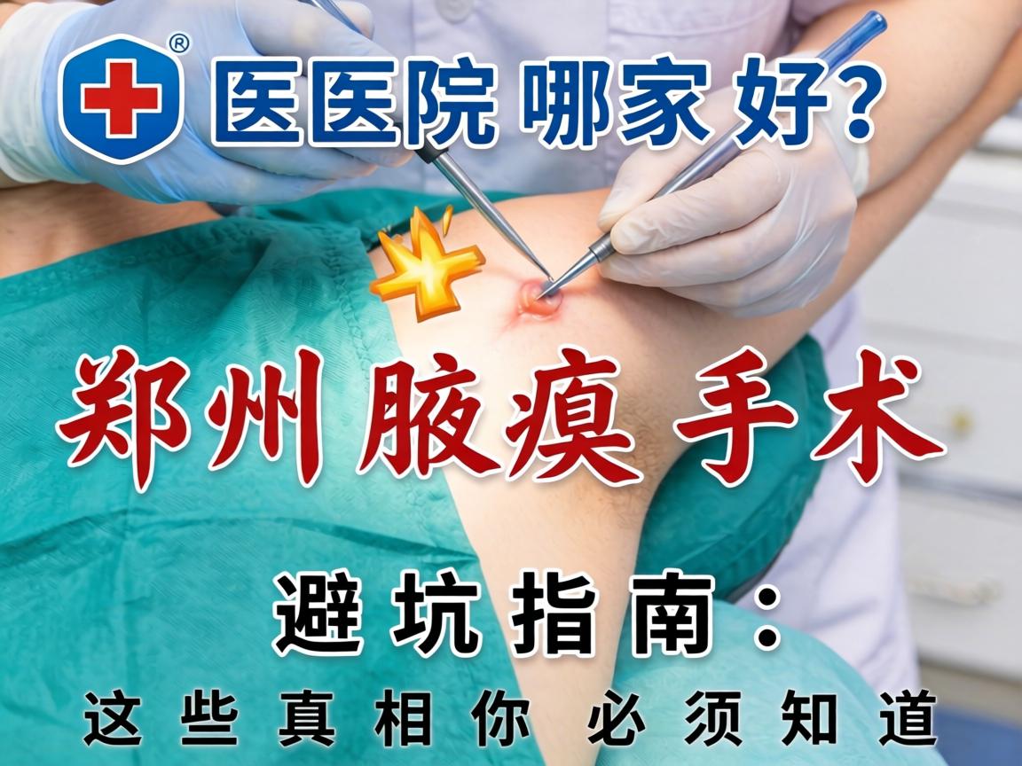 郑州腋臭手术医院哪家好？郑州腋臭手术避坑指南，这些真相你必须知道