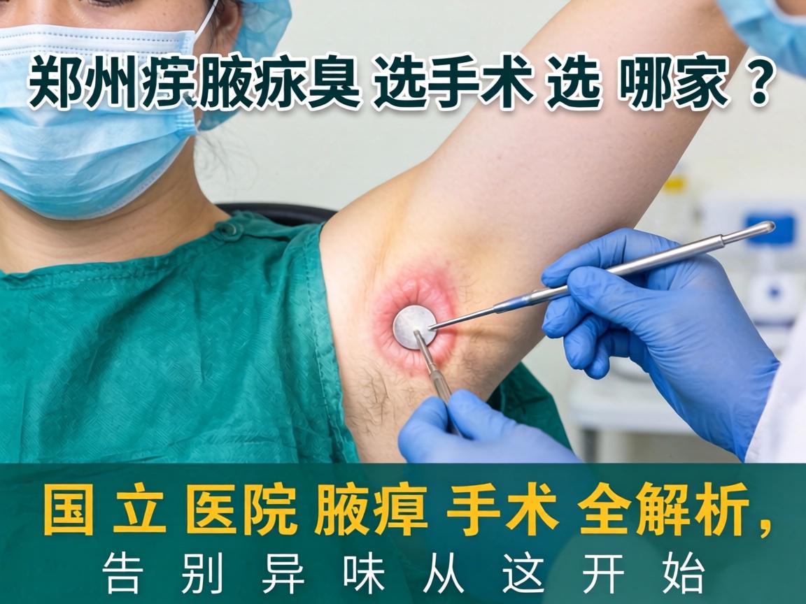 郑州腋臭手术选哪家?国立医院腋臭手术全解析,告别异味从这开始 郑州腋臭手术选哪家?国立医院腋臭手术全解析,告别异味从这开始