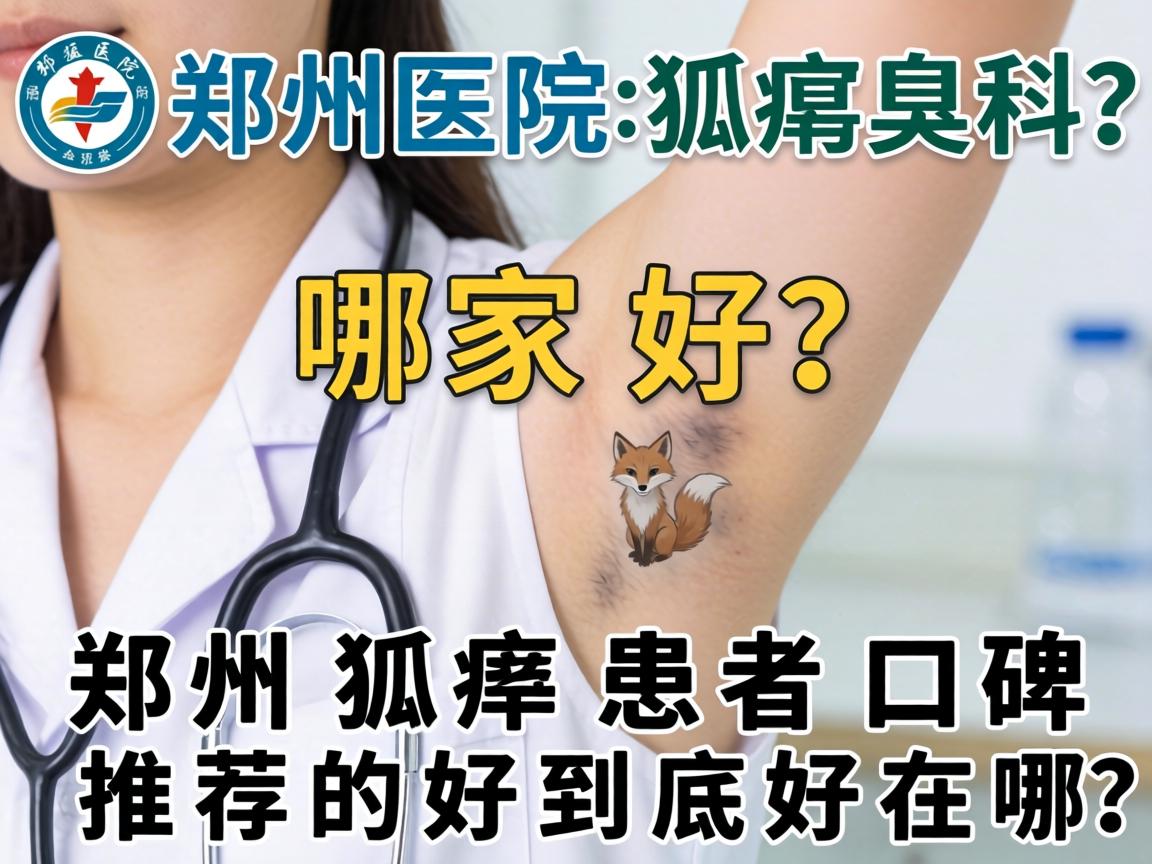 郑州医院狐臭科哪家好？郑州狐臭患者口碑推荐的好到底好在哪？