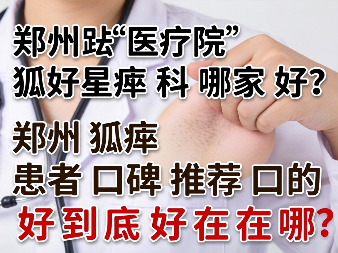 郑州医院狐臭科哪家好？郑州狐臭患者口碑推荐的好到底好在哪？