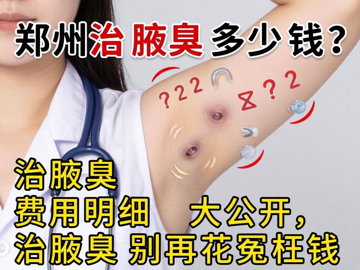 郑州治腋臭多少钱?治腋臭费用明细大公开,治腋臭别再花冤枉钱 郑州治腋臭多少钱?治腋臭费用明细大公开,治腋臭别再花冤枉钱