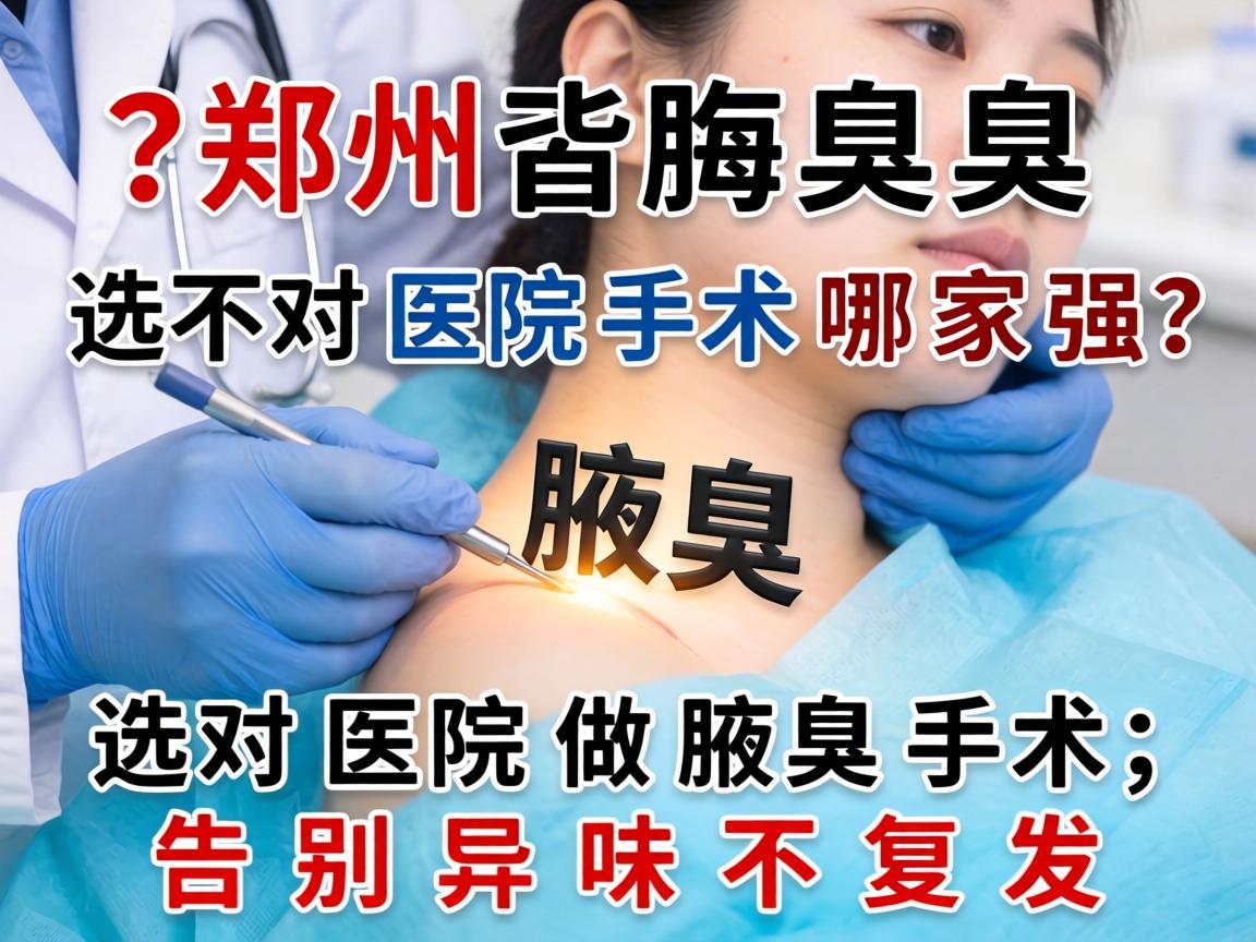 郑州腋臭手术哪家强?选对医院做腋臭手术,告别异味不复发 郑州腋臭手术哪家强?选对医院做腋臭手术,告别异味不复发