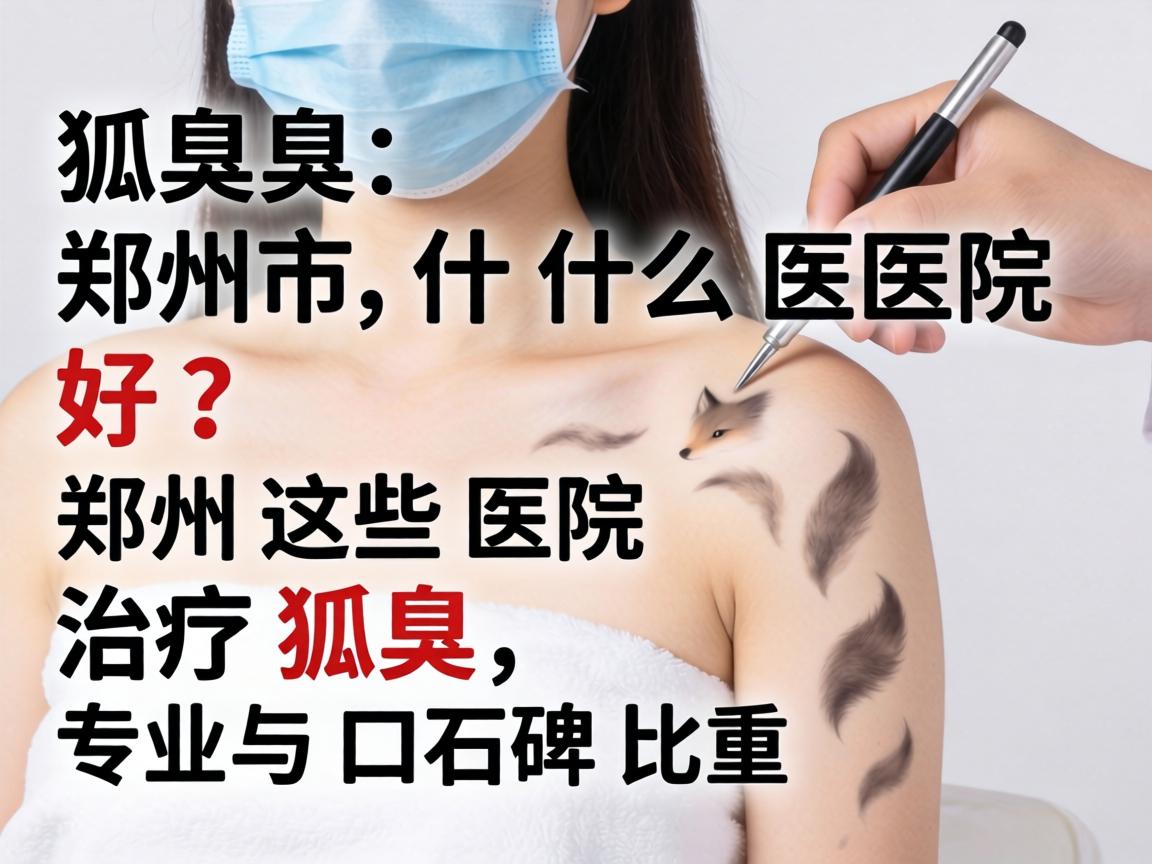 狐臭郑州什么医院好？郑州这些医院治疗狐臭，专业与口碑并重