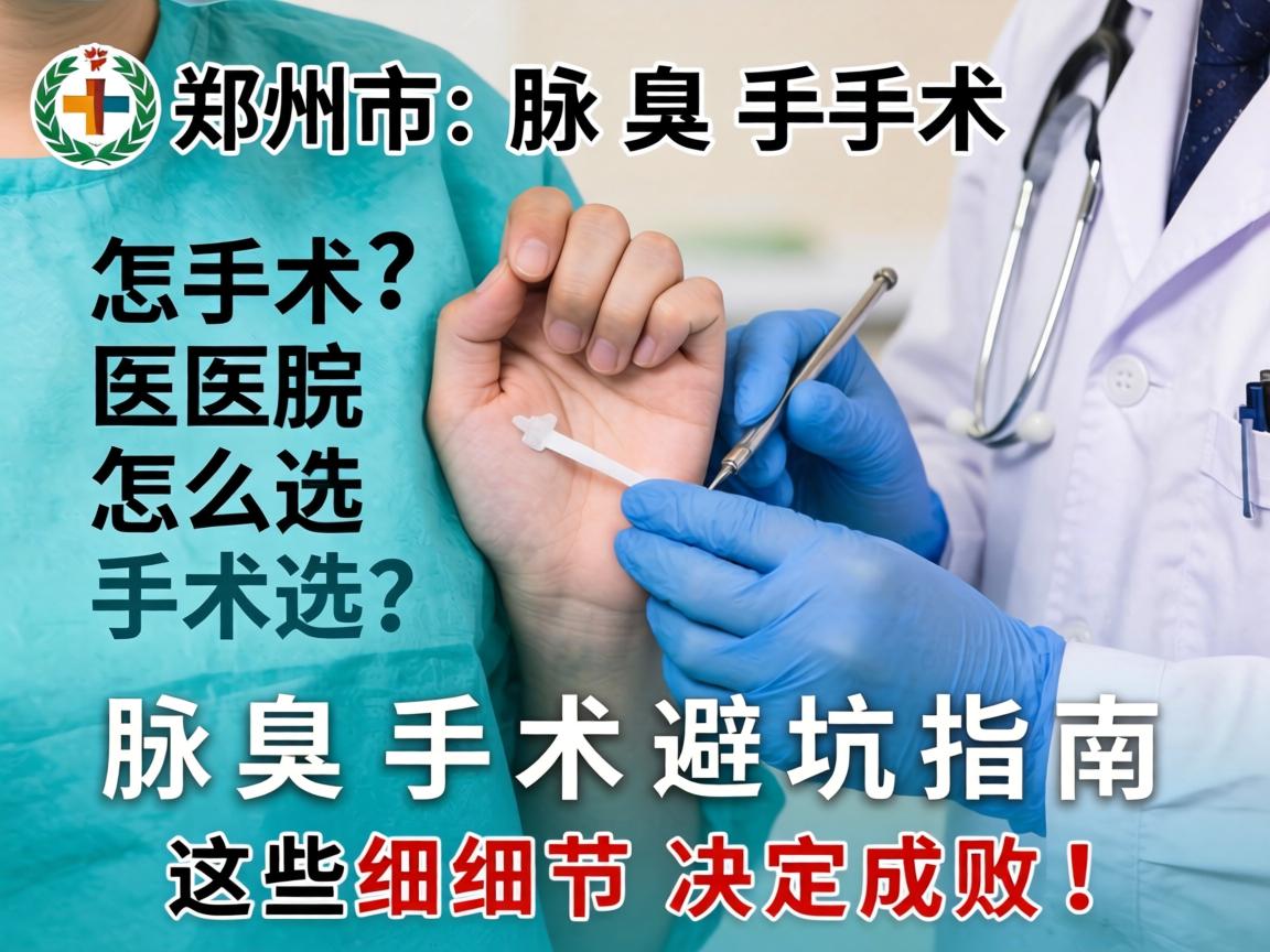 郑州市腋臭手术医院怎么选?腋臭手术避坑指南,这些细节决定成败! 郑州市腋臭手术医院怎么选?腋臭手术避坑指南,这些细节决定成败!