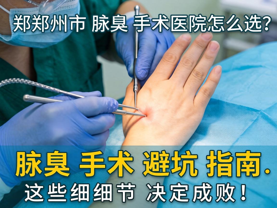郑州市腋臭手术医院怎么选?腋臭手术避坑指南,这些细节决定成败! 郑州市腋臭手术医院怎么选?腋臭手术避坑指南,这些细节决定成败!