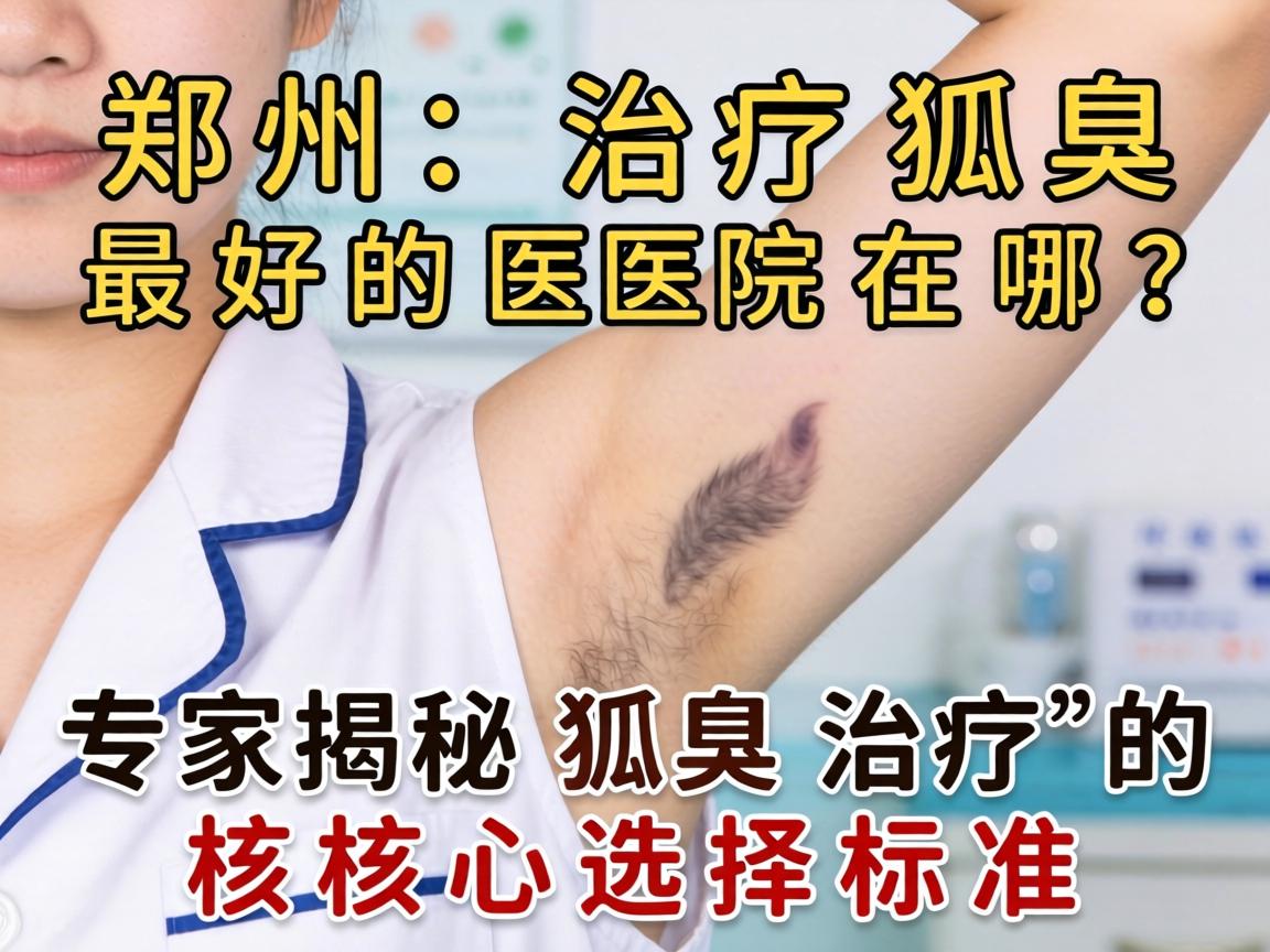 郑州治疗狐臭最好的医院在哪?专家揭秘狐臭治疗的核心选择标准 郑州治疗狐臭最好的医院在哪?专家揭秘狐臭治疗的核心选择标准