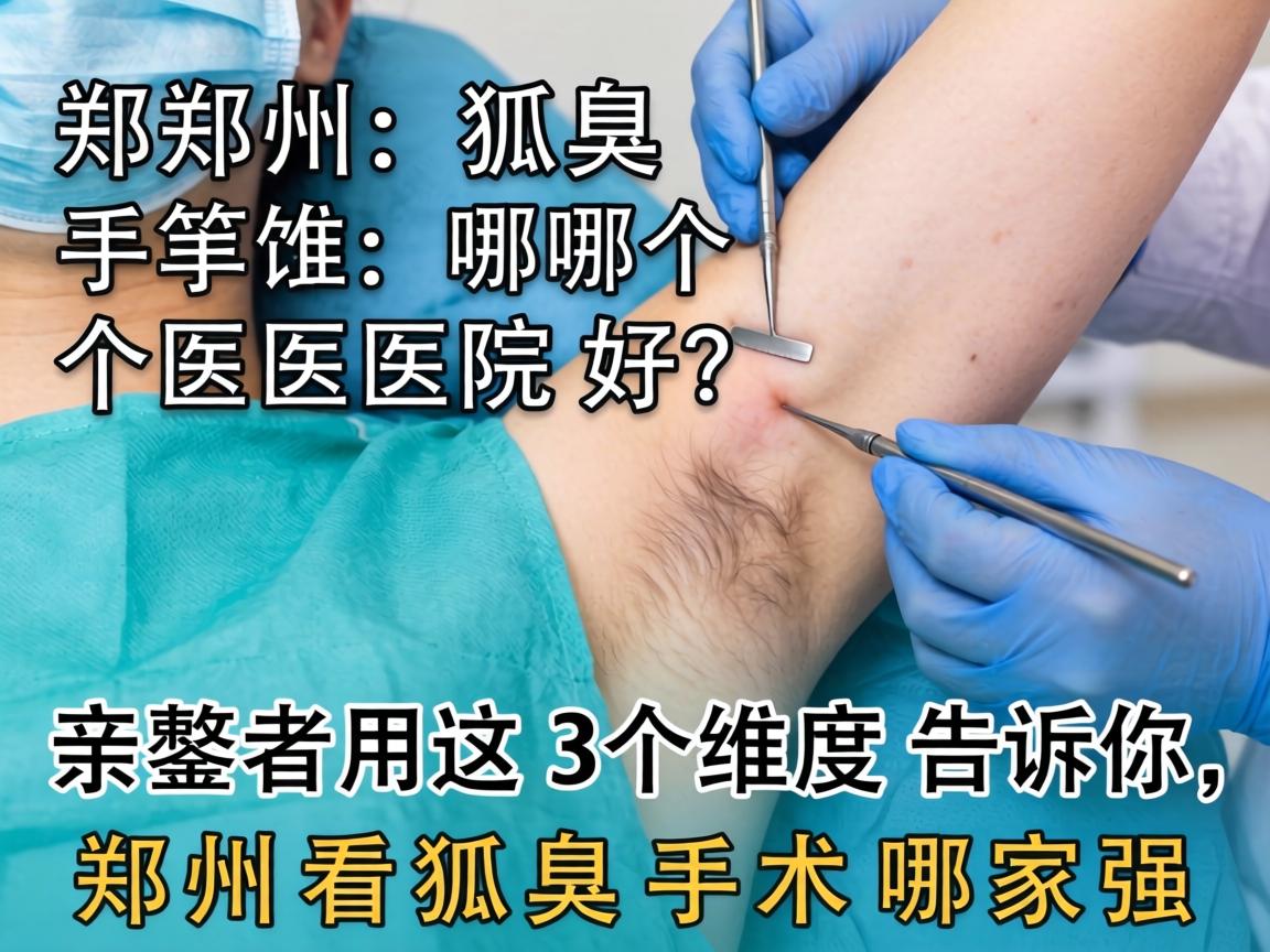 郑州狐臭手术哪个医院好?亲历者用这3个维度告诉你,郑州看狐臭手术哪家强 郑州狐臭手术哪个医院好?亲历者用这3个维度告诉你,郑州看狐臭手术哪家强