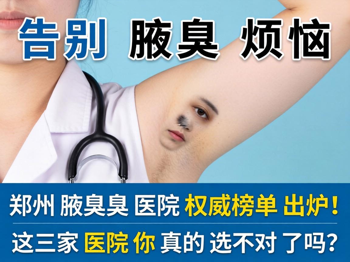 告别腋臭烦恼,郑州腋臭医院权威榜单出炉!这三家医院你真的选对了吗? 告别腋臭烦恼,郑州腋臭医院权威榜单出炉!这三家医院你真的选对了吗?