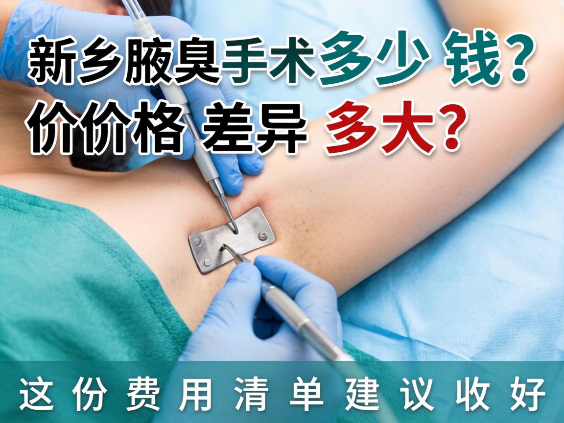 新乡腋臭手术多少钱?价格差异多大?这份费用清单建议收好 新乡腋臭手术多少钱?价格差异多大?这份费用清单建议收好