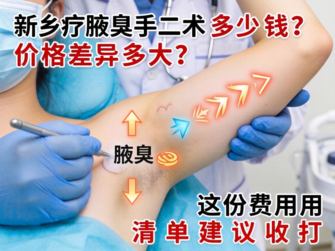 新乡腋臭手术多少钱?价格差异多大?这份费用清单建议收好 新乡腋臭手术多少钱?价格差异多大?这份费用清单建议收好