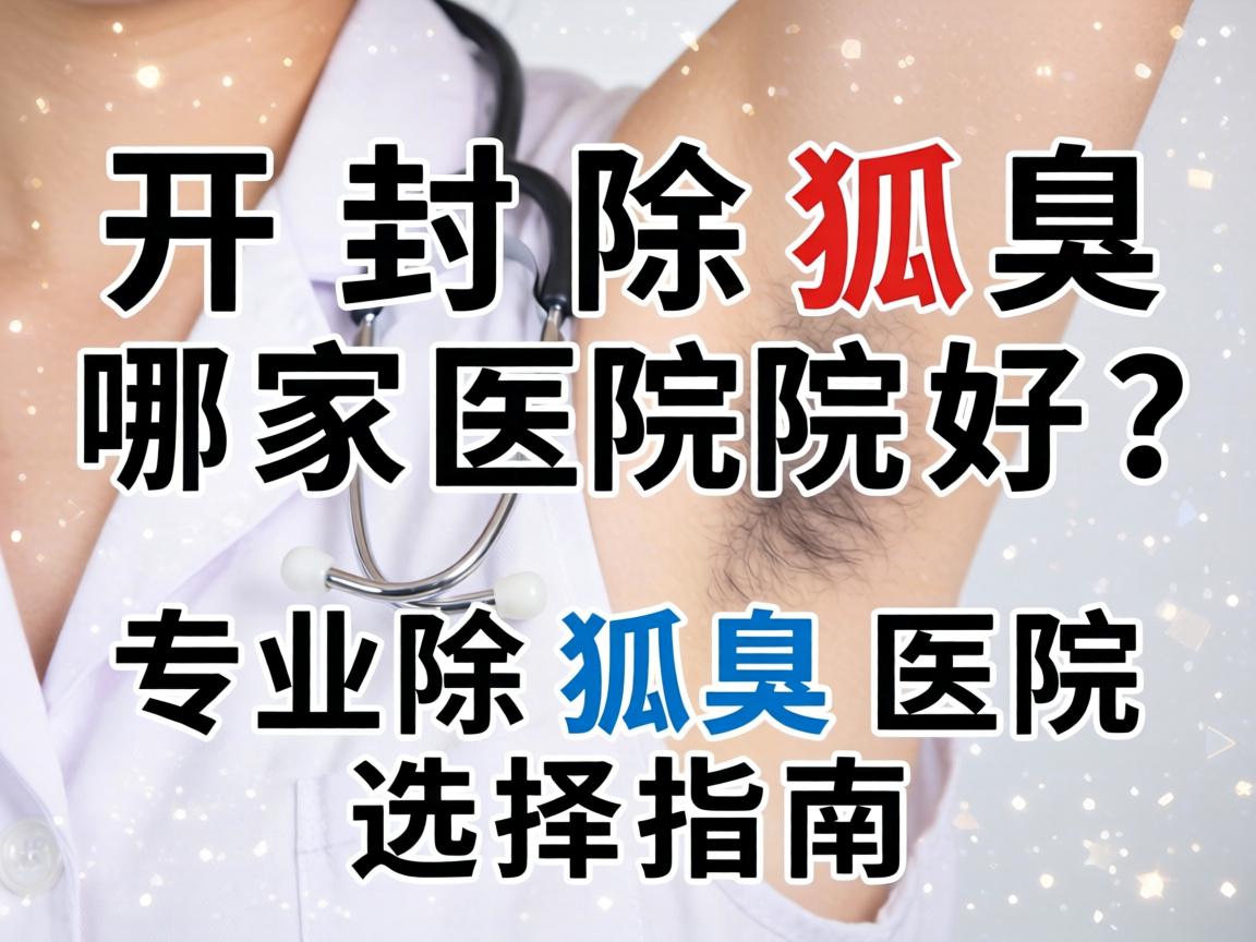 开封除狐臭哪家医院好？专业除狐臭医院选择指南
