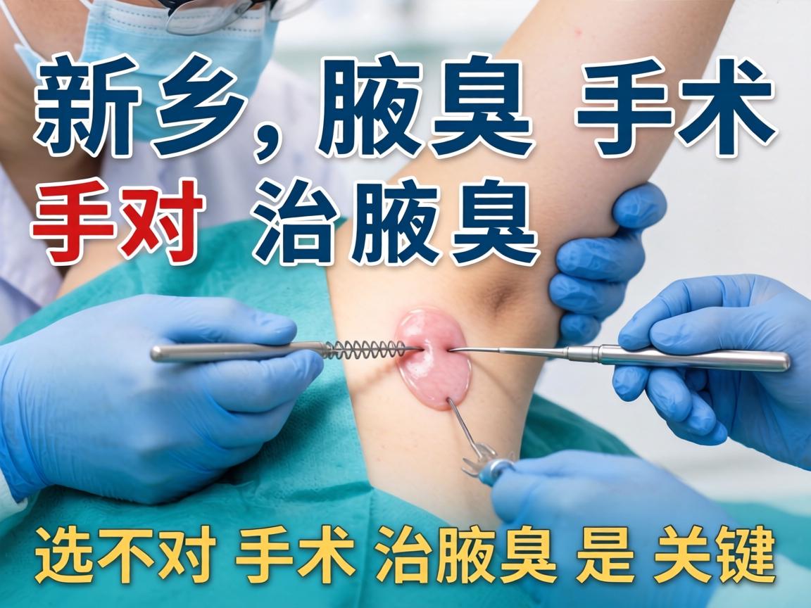 新乡腋臭手术治腋臭,选对手术治腋臭是关键 新乡腋臭手术治腋臭,选对手术治腋臭是关键