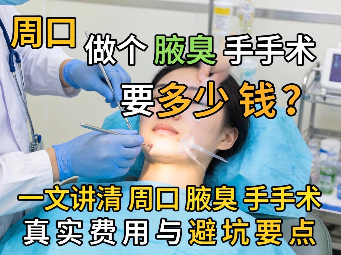 周口做个腋臭手术要多少钱?一文讲清周口腋臭手术真实费用与避坑要点 周口做个腋臭手术要多少钱?一文讲清周口腋臭手术真实费用与避坑要点