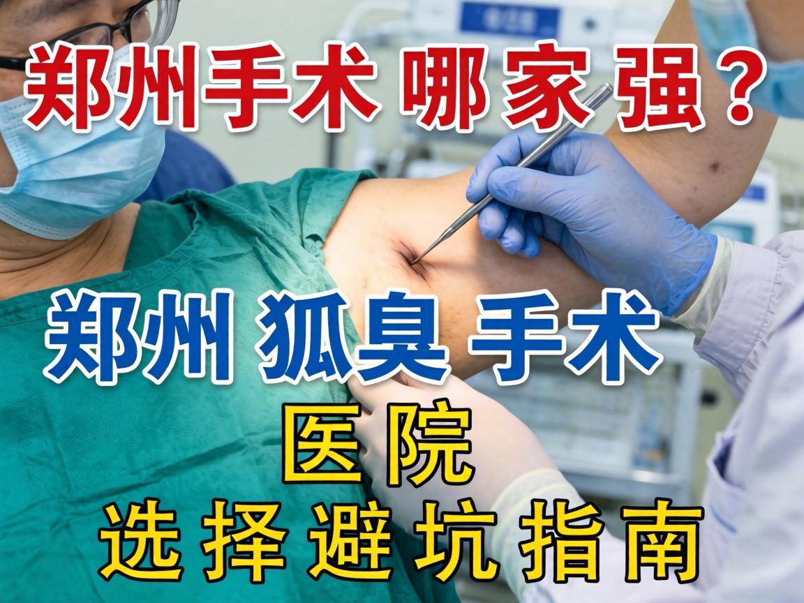 郑州狐臭手术哪家强?郑州狐臭手术医院选择避坑指南 郑州狐臭手术哪家强?郑州狐臭手术医院选择避坑指南