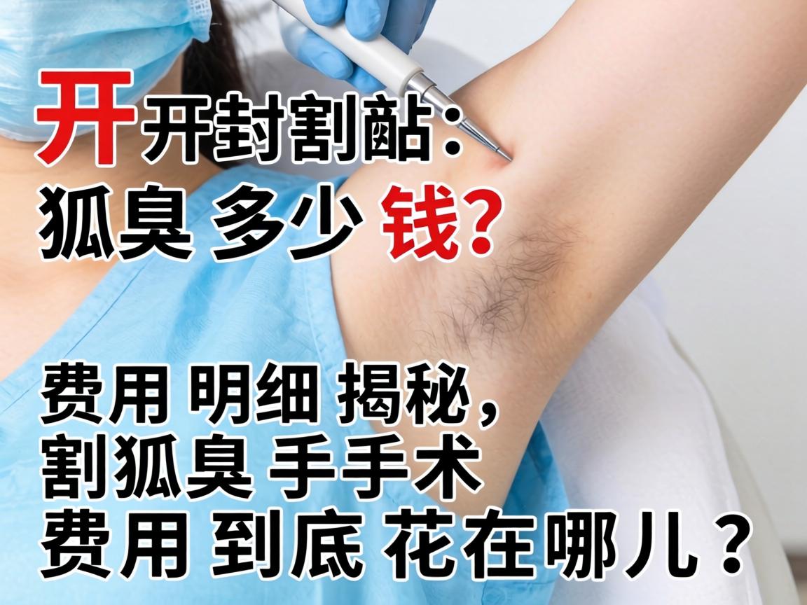 开封割狐臭多少钱?费用明细揭秘,割狐臭手术费用到底花在哪儿? 开封割狐臭多少钱?费用明细揭秘,割狐臭手术费用到底花在哪儿?