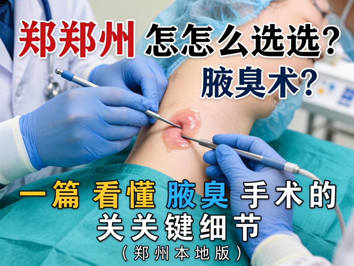 郑州腋臭手术怎么选?一篇看懂腋臭手术的关键细节(郑州本地版) 郑州腋臭手术怎么选?一篇看懂腋臭手术的关键细节(郑州本地版)