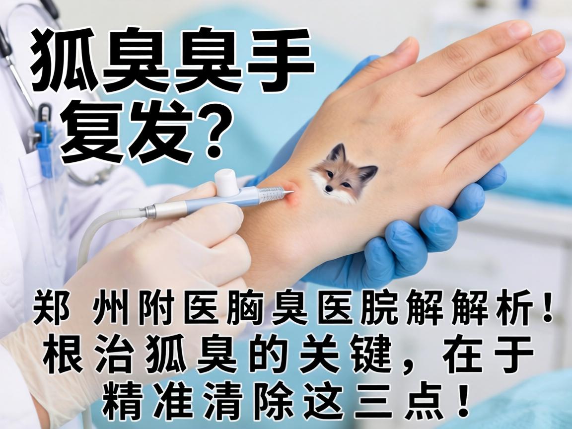 狐臭手术复发?郑州附医腋臭医院解析,根治狐臭的关键,在于精准清除这三点! 狐臭手术复发?郑州附医腋臭医院解析,根治狐臭的关键,在于精准清除这三点!