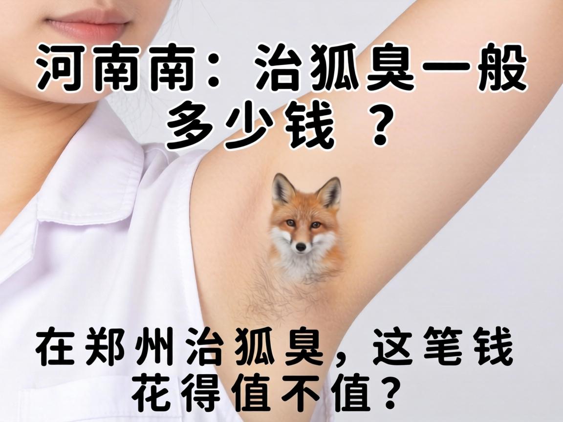 河南治狐臭一般多少钱?在郑州治狐臭,这笔钱花得值不值? 河南治狐臭一般多少钱?在郑州治狐臭,这笔钱花得值不值?