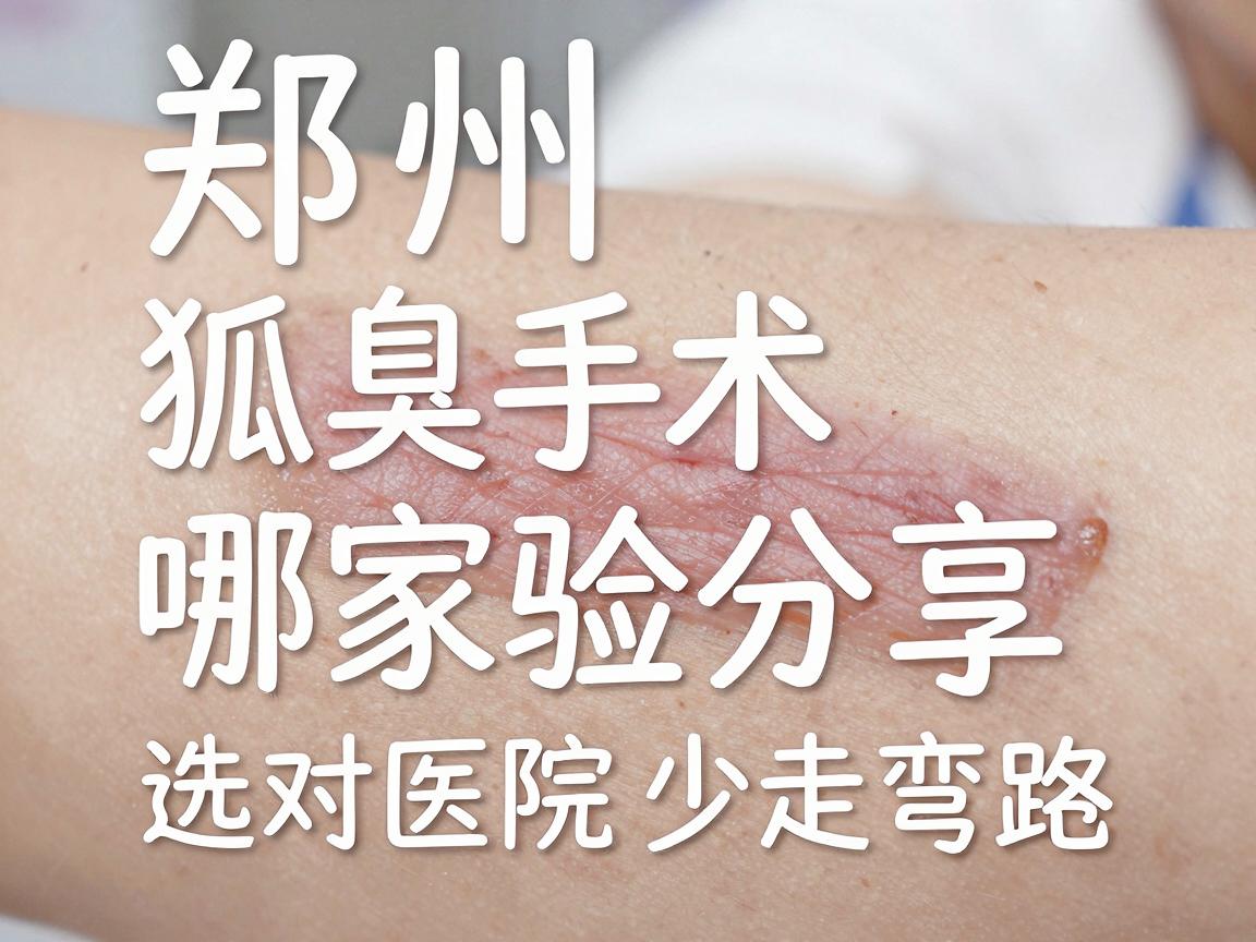 郑州狐臭手术哪家医院好?狐臭手术经验分享,选对医院少走弯路 郑州狐臭手术哪家医院好?狐臭手术经验分享,选对医院少走弯路