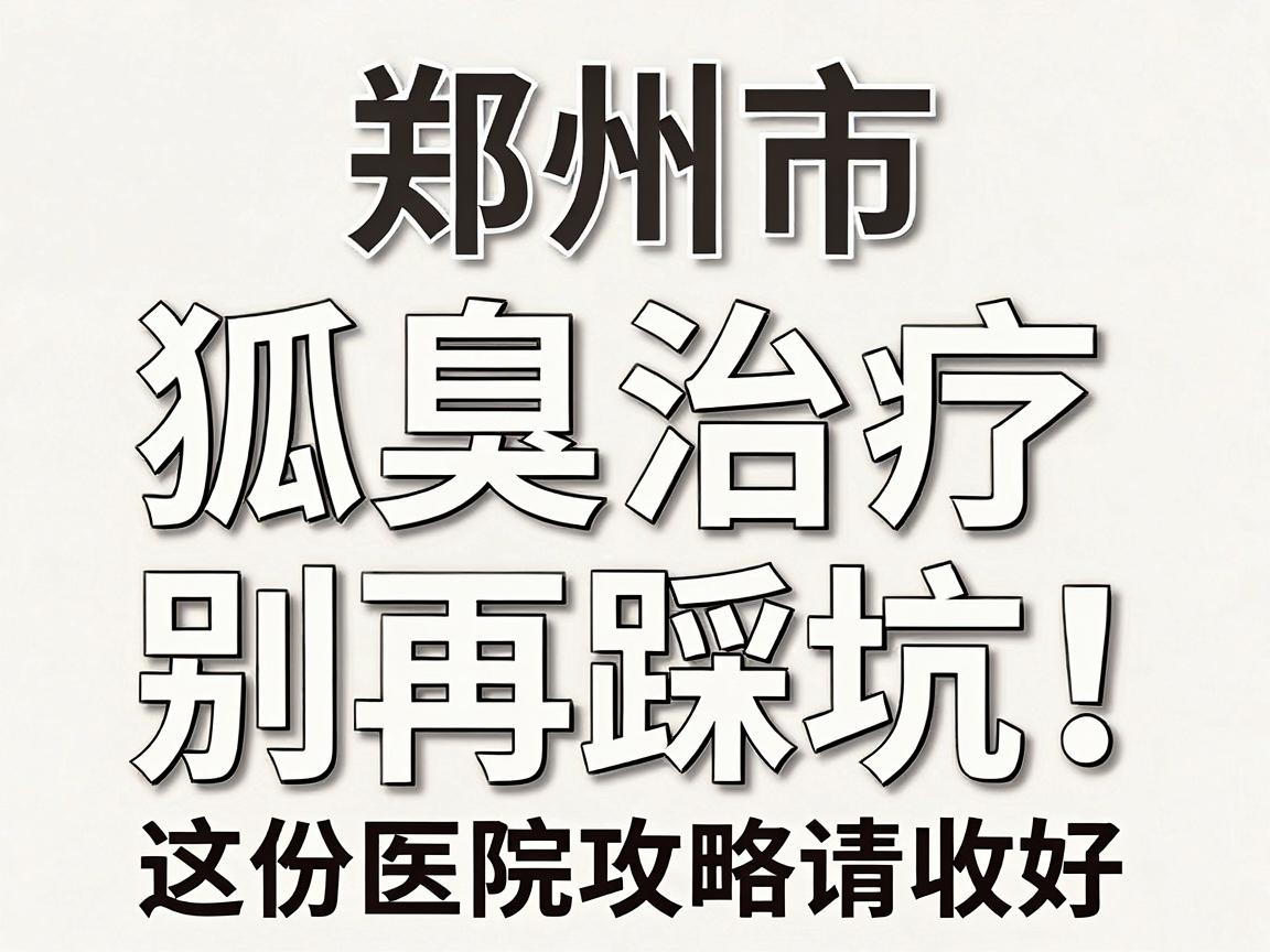 郑州市狐臭治疗医院怎么选?狐臭治疗别再踩坑!这份医院攻略请收好 郑州市狐臭治疗医院怎么选?狐臭治疗别再踩坑!这份医院攻略请收好