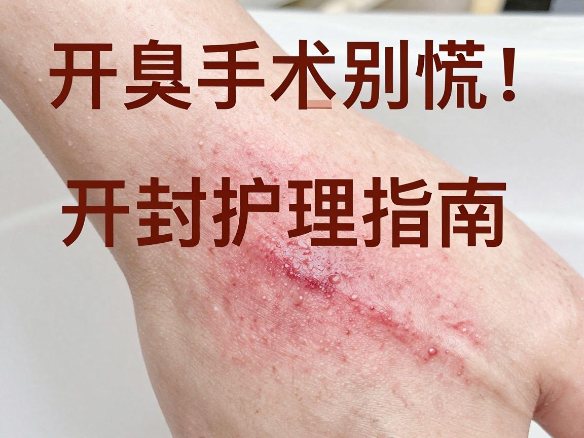 腋臭手术开封后别慌！这份开封护理指南，帮你避开术后开封后70%的坑