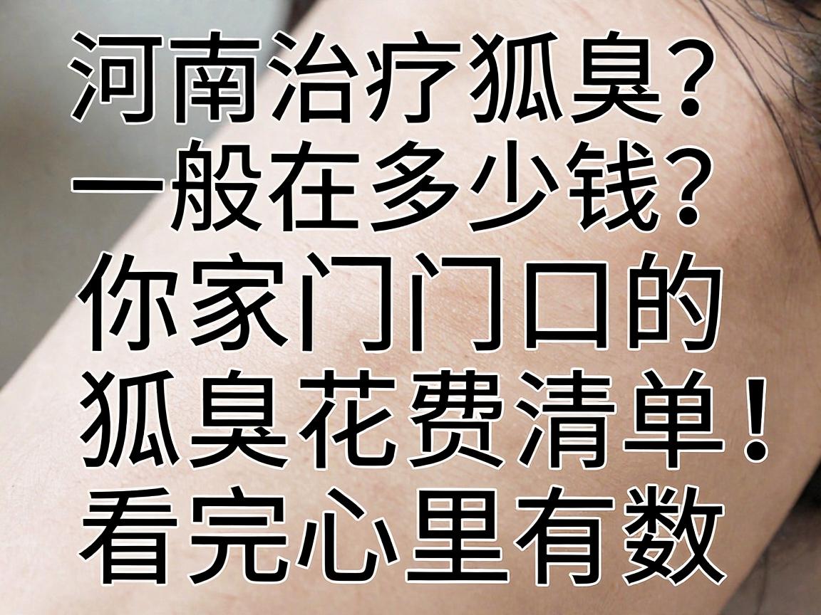 河南治疗狐臭一般在多少钱?你家门口的狐臭花费清单,看完心里有数 河南治疗狐臭一般在多少钱?你家门口的狐臭花费清单,看完心里有数