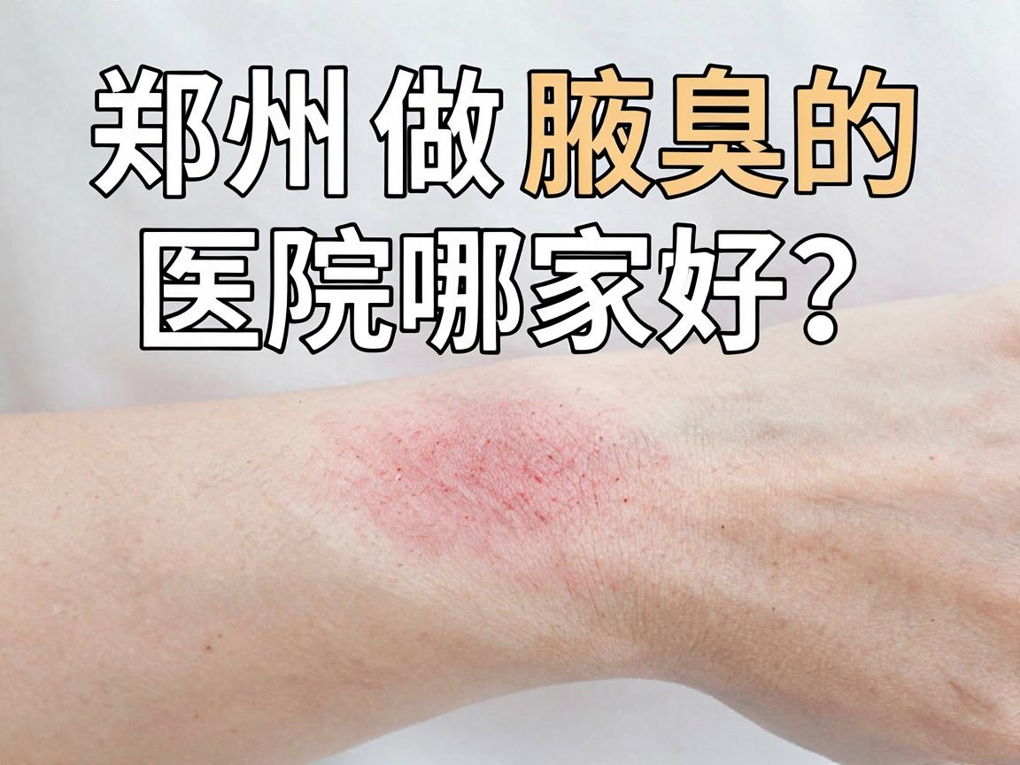 郑州做腋臭的医院哪家好?选对医院,告别腋臭烦恼 郑州做腋臭的医院哪家好?选对医院,告别腋臭烦恼