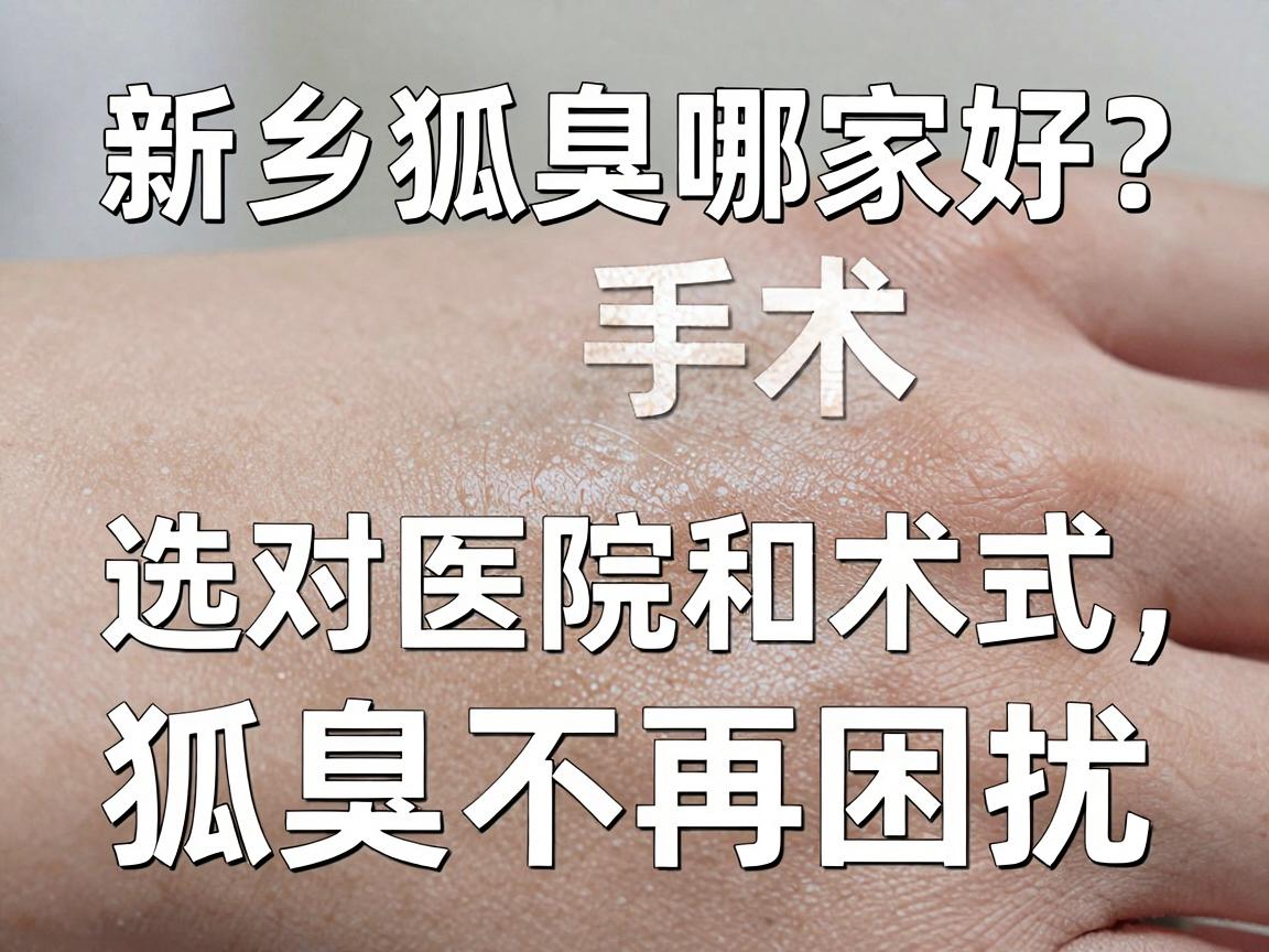 新乡狐臭手术哪家好?选对医院和术式,狐臭不再困扰 新乡狐臭手术哪家好?选对医院和术式,狐臭不再困扰