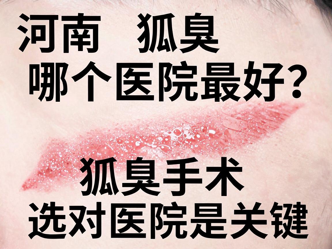 河南狐臭手术哪个医院最好?对比5家郑州医院后,狐臭手术选对医院是关键 河南狐臭手术哪个医院最好?对比5家郑州医院后,狐臭手术选对医院是关键