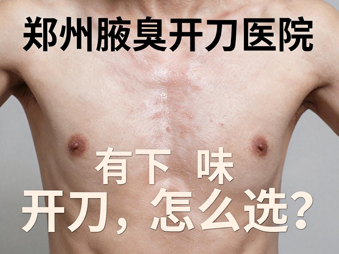 郑州腋下有味开刀怎么选?郑州腋臭开刀医院对比指南 郑州腋下有味开刀怎么选?郑州腋臭开刀医院对比指南