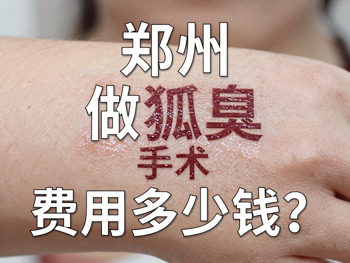郑州做狐臭手术费用多少钱?揭秘郑州狐臭手术价格背后的真实账本 郑州做狐臭手术费用多少钱?揭秘郑州狐臭手术价格背后的真实账本