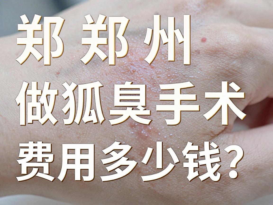郑州做狐臭手术费用多少钱?揭秘郑州狐臭手术价格背后的真实账本 郑州做狐臭手术费用多少钱?揭秘郑州狐臭手术价格背后的真实账本