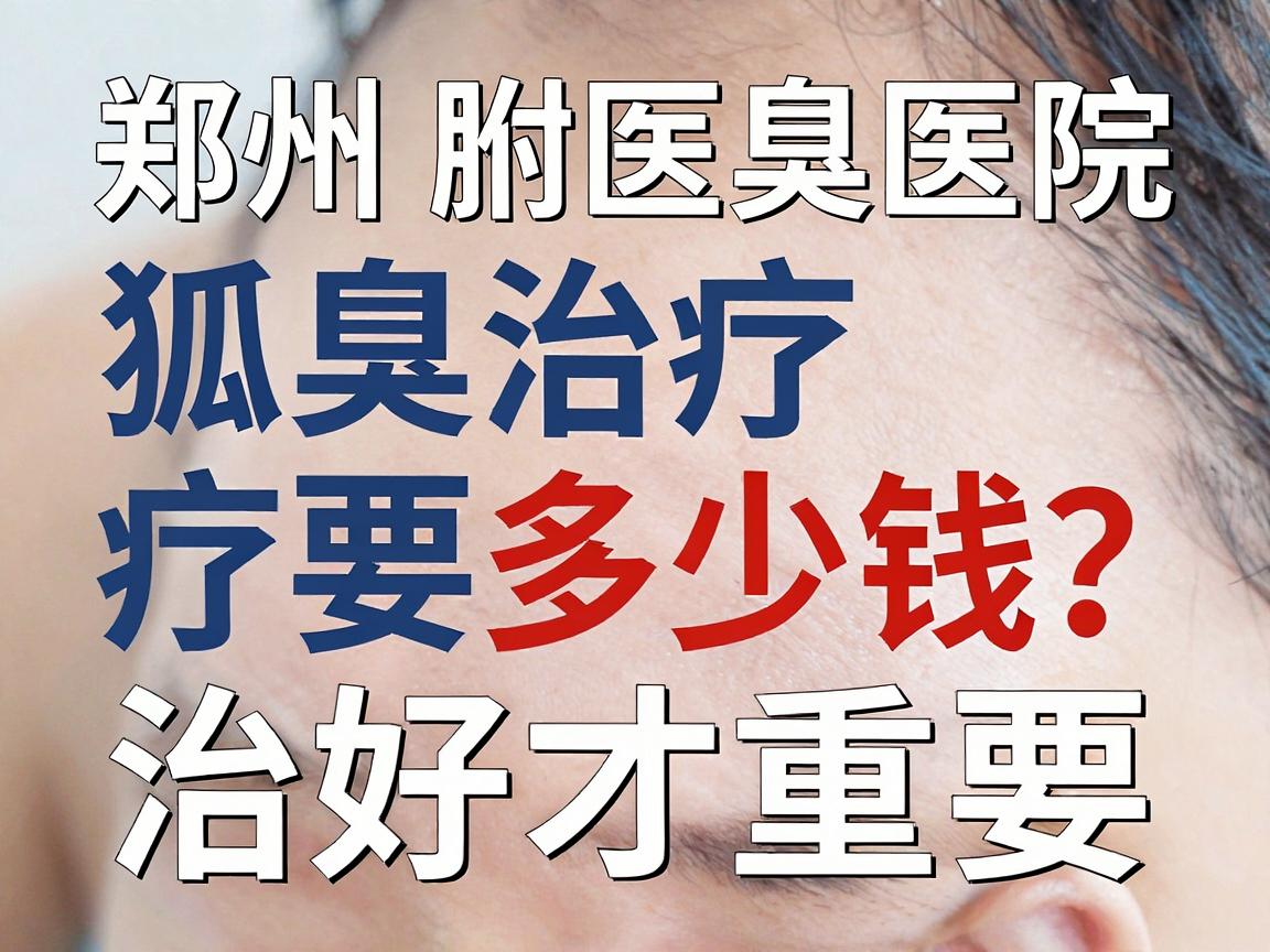 郑州附医腋臭医院,狐臭治疗要多少钱?费用透明,治好才重要 郑州附医腋臭医院,狐臭治疗要多少钱?费用透明,治好才重要