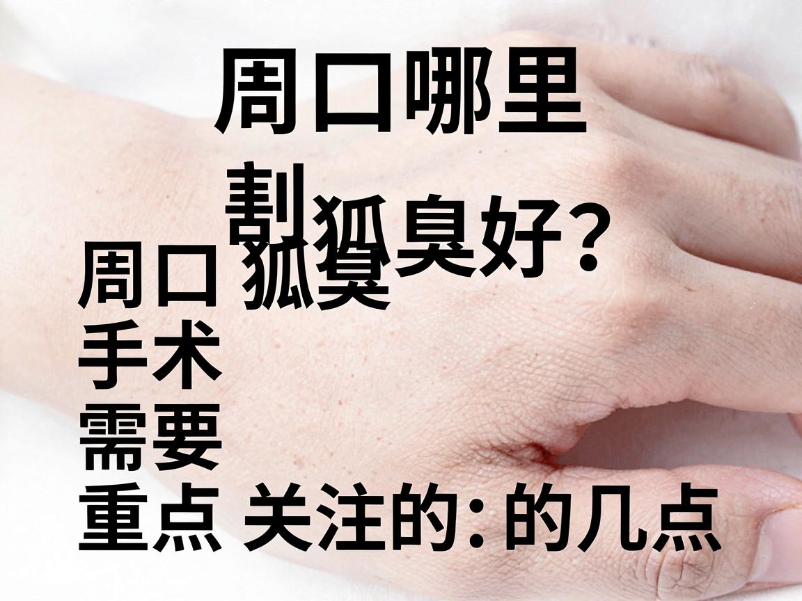 周口哪里割狐臭好？周口狐臭手术需要重点关注的几点