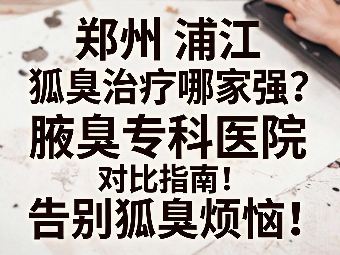 郑州浦江狐臭治疗哪家强?腋臭专科医院对比指南,告别狐臭烦恼! 郑州浦江狐臭治疗哪家强?腋臭专科医院对比指南,告别狐臭烦恼!