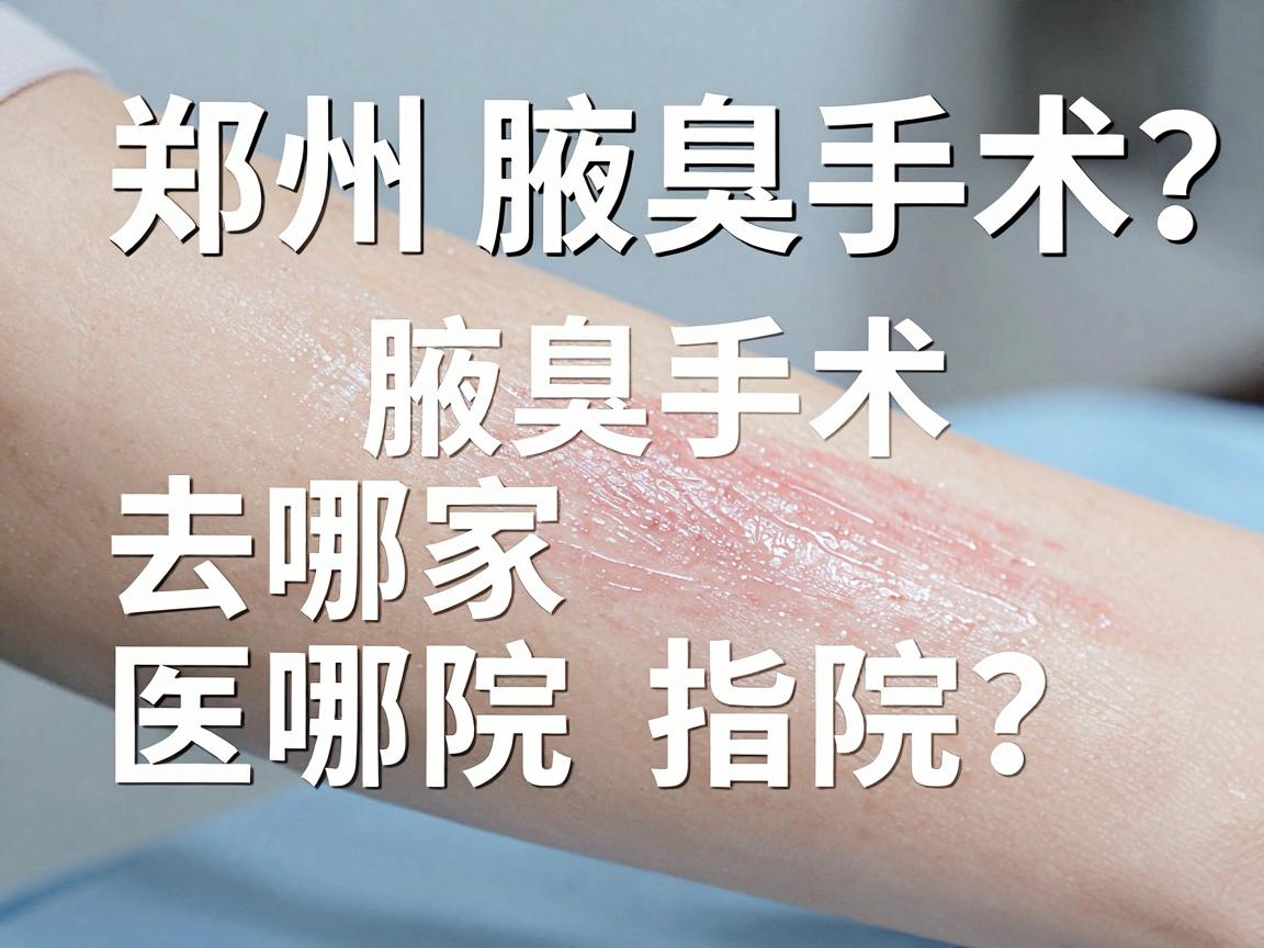 郑州腋臭手术去哪家医院?郑州腋臭手术医院选择指南 郑州腋臭手术去哪家医院?郑州腋臭手术医院选择指南