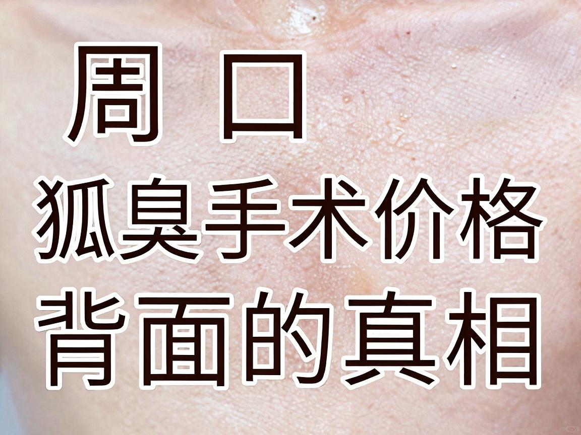 周口狐臭手术价格揭秘，狐臭手术价格背后的真相，别再为狐臭手术价格交智商税