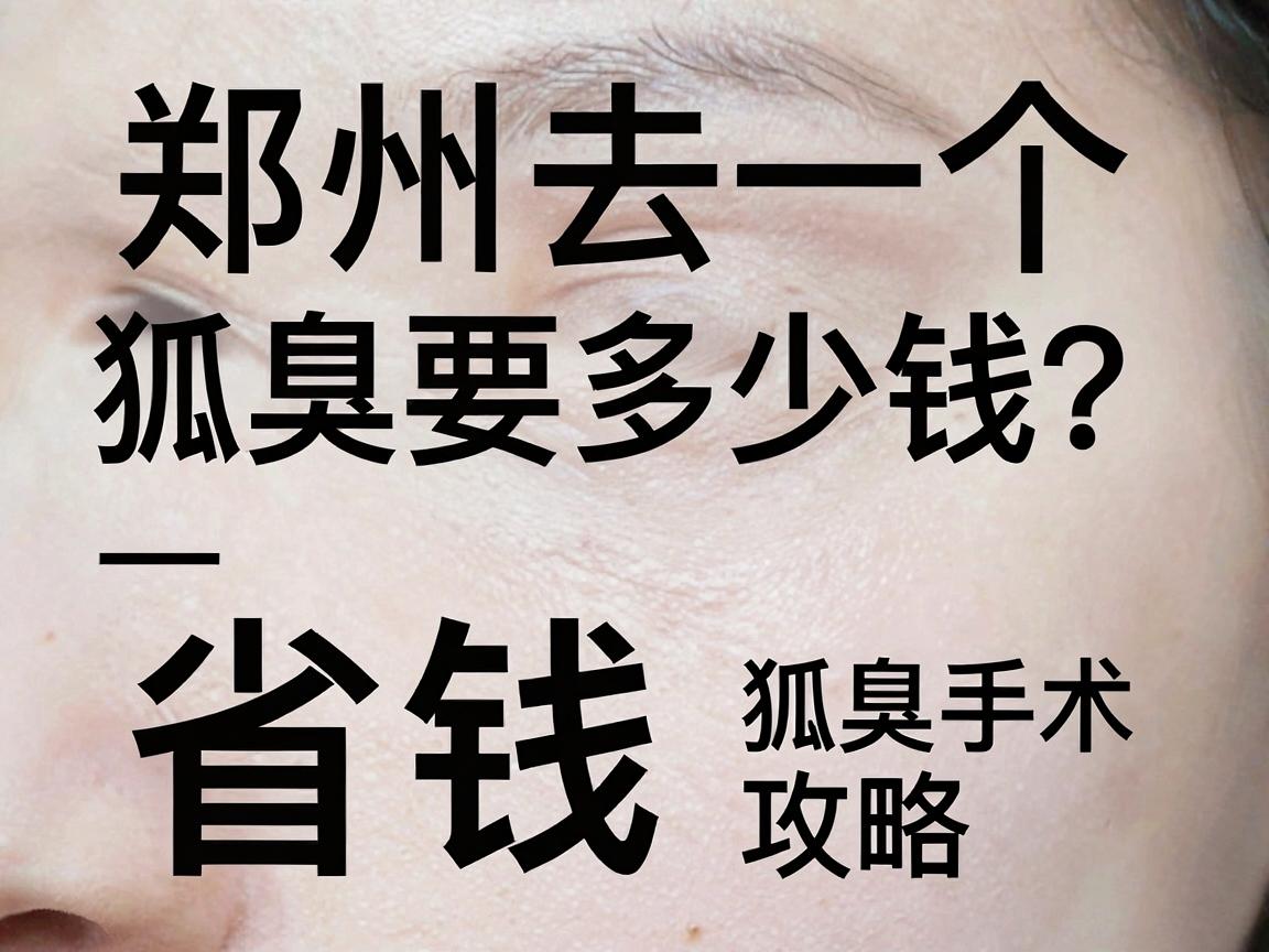 郑州去一个狐臭要多少钱?一文讲清狐臭手术费用与省钱攻略 郑州去一个狐臭要多少钱?一文讲清狐臭手术费用与省钱攻略