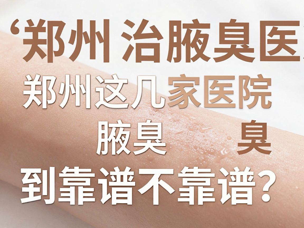 郑州治腋臭医院怎么选?郑州这几家医院治腋臭到底靠谱不靠谱? 郑州治腋臭医院怎么选?郑州这几家医院治腋臭到底靠谱不靠谱?
